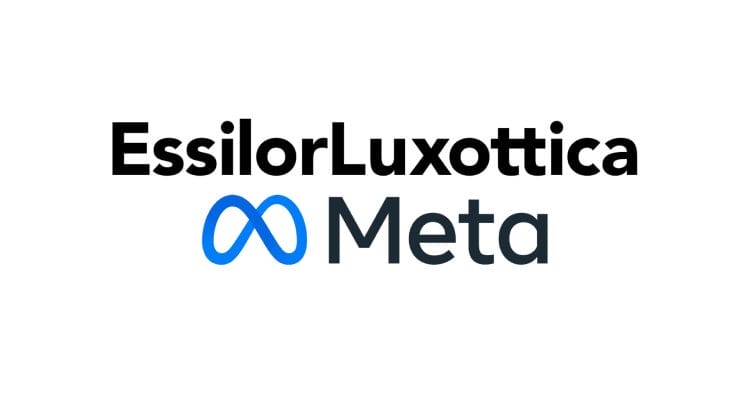 EssilorLuxottica and Meta logos