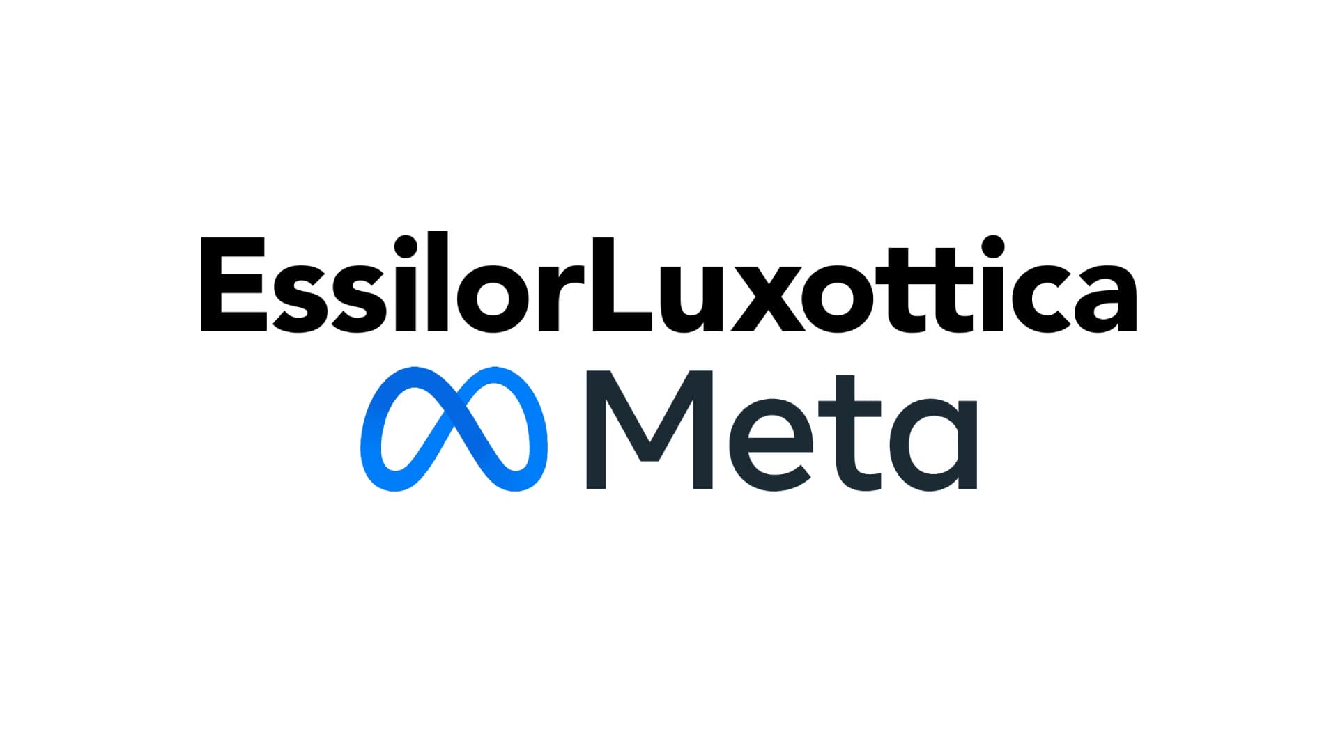 EssilorLuxottica and Meta logos