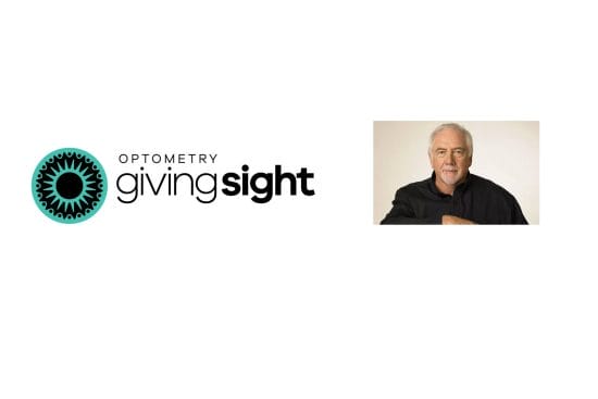 Image principale de l'article : OGS logo et photo du Professor Brien Holden, PhD.