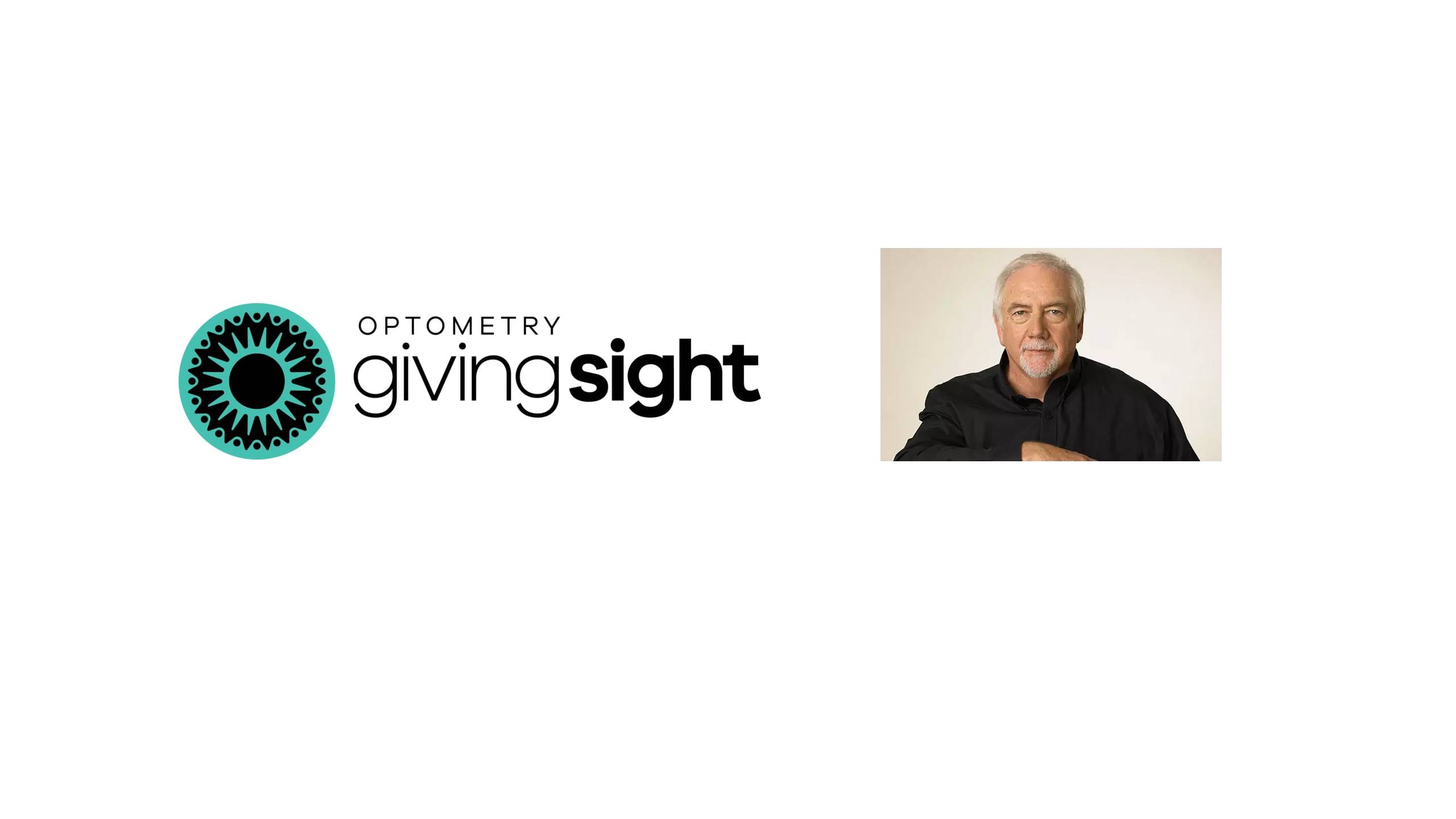 Main article image: OGS logo and image of Professor Brien Holden, PhD.