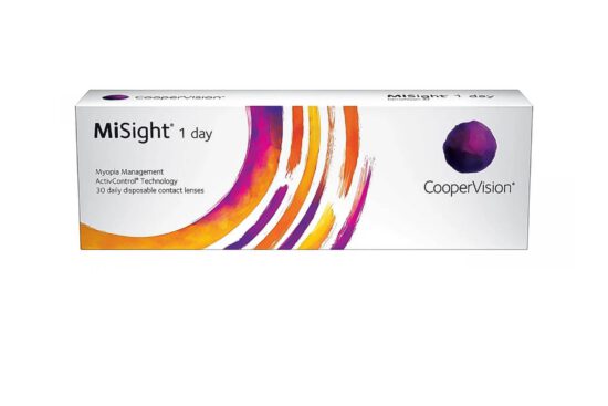 CooperVision's Misight 1 day contact lenses
