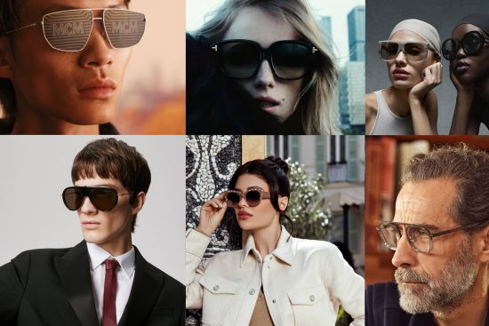 Image of models wearing different brands from marcolin's collection
