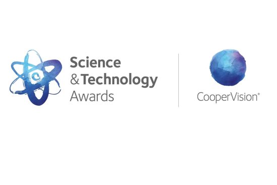 Main article image: cooper vision logo and science and technology award logo