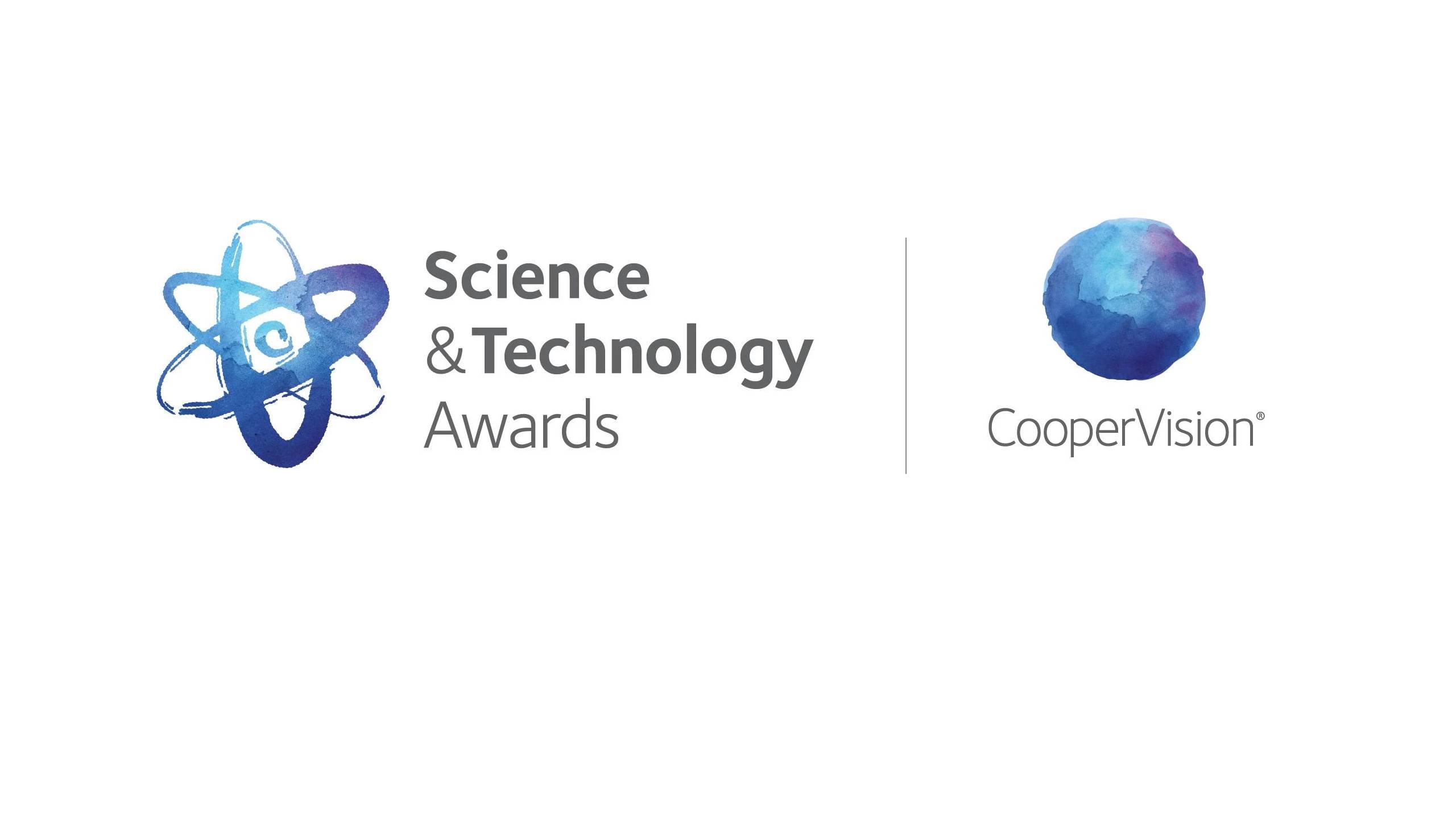 Main article image: cooper vision logo and science and technology award logo