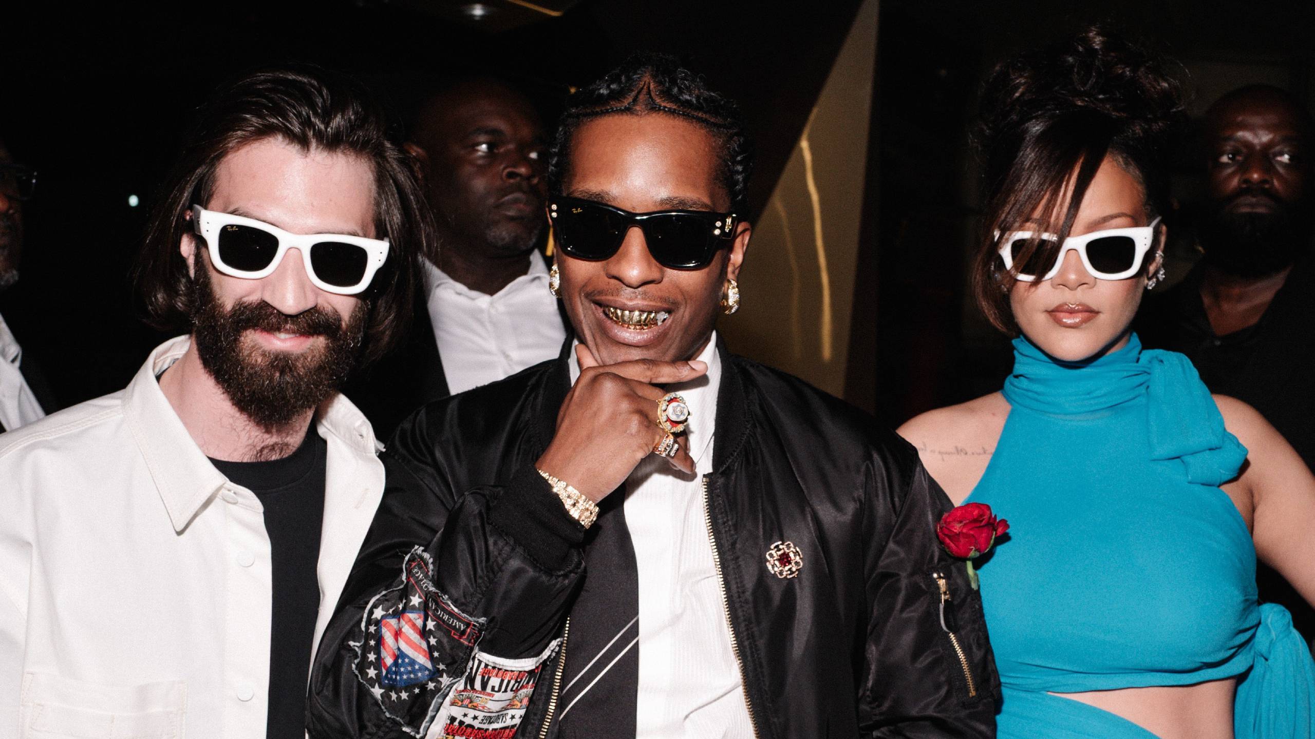 Main article image of A$AP Rocky, Rihana and Leonardo Maria Del Vecchio