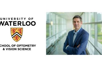 Logo of the university of waterloo and photo of