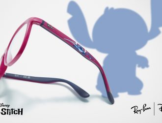 Image principale de l'article : Image de la monture ray-ban avec la silhouette de Stitch