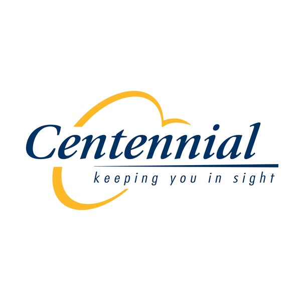 Centennial Optical Ltd. logo with the tagline 'keeping you in sight'