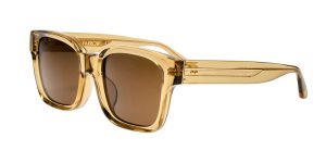 Image de lunettes de soleil model : LINDA FARROW NATHAN - KHAKI LIGHT GOLD KHAKI