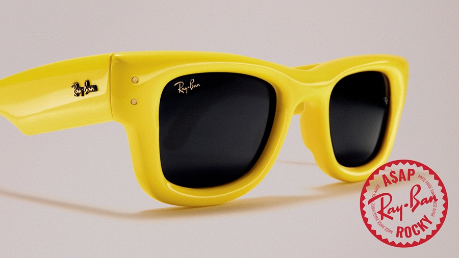 Image of Ray-Ban Wayfarer Puffer Yellow