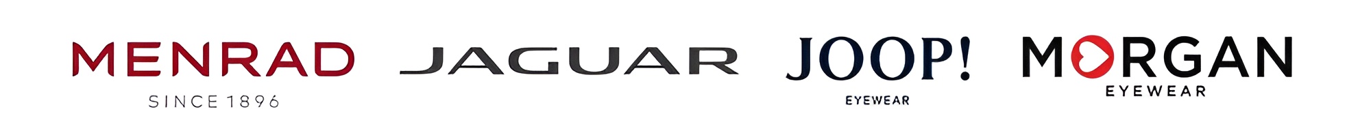 Image of a compilation of logos - Logos of : Menrad, Jaguar, JOOP! and Morgan