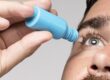 Image of a man using eye drops