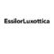 EssilorLuxottica company logo in black text on a light gray background.