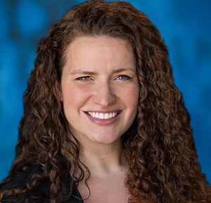 Portrait of Meg Weathers, newly appointed Senior Vice President, Global Key Accounts for North America at HOYA Vision Care.