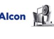 Alcon logo with WaveLight EX500 excimer laser system - advanced LASIK surgery equipment featuring the company's new wavelight plus personalized treatment technology