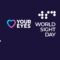 World Sight Day - YOUR EYES logo with heart symbol and Braille dots, APB branding