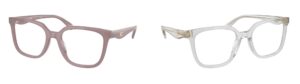 Coach HC6271U optical frames in putty and dove milky tones with contoured temples