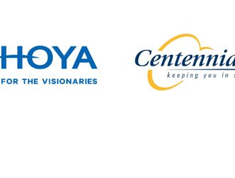 Hoya and Centennial logos with tagline 'keeping you in sight