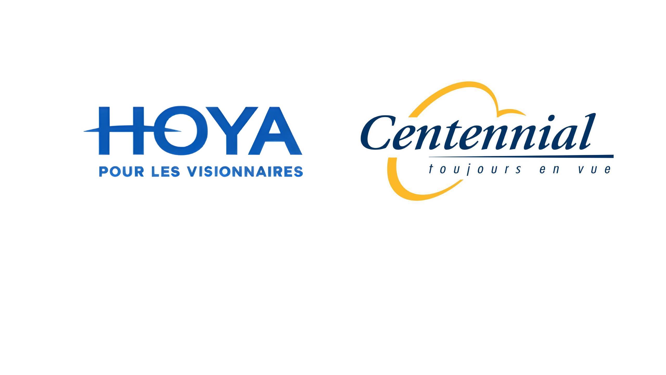 Logos Hoya et Centennial avec la devise 'toujours en vue