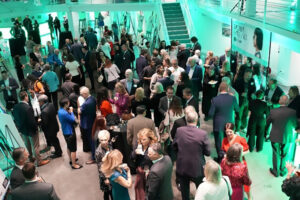 Photo of: Guests mingle during the reception during the Brien Holden Founders Award Dinner