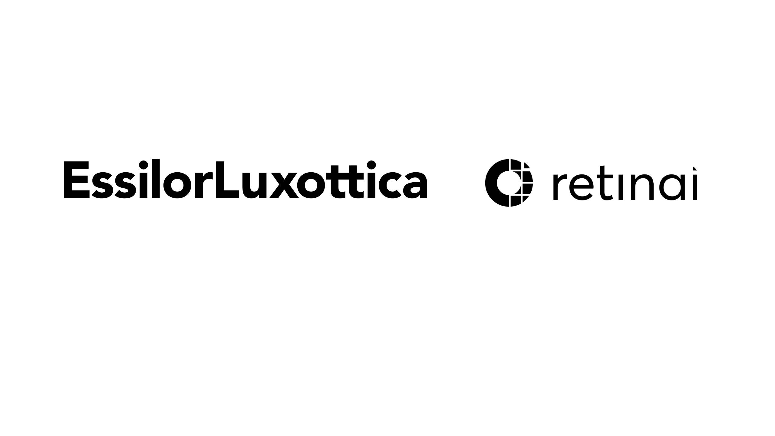 Logos d'EssilorLuxottica et d'Ikerian RetinAI