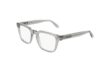 SF3041E optical frame in transparent grey with prismatic temple detail