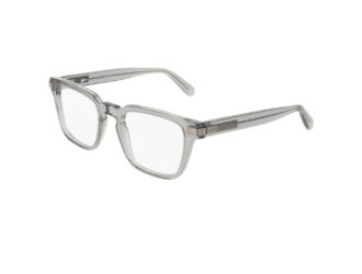 SF3041E optical frame in transparent grey with prismatic temple detail