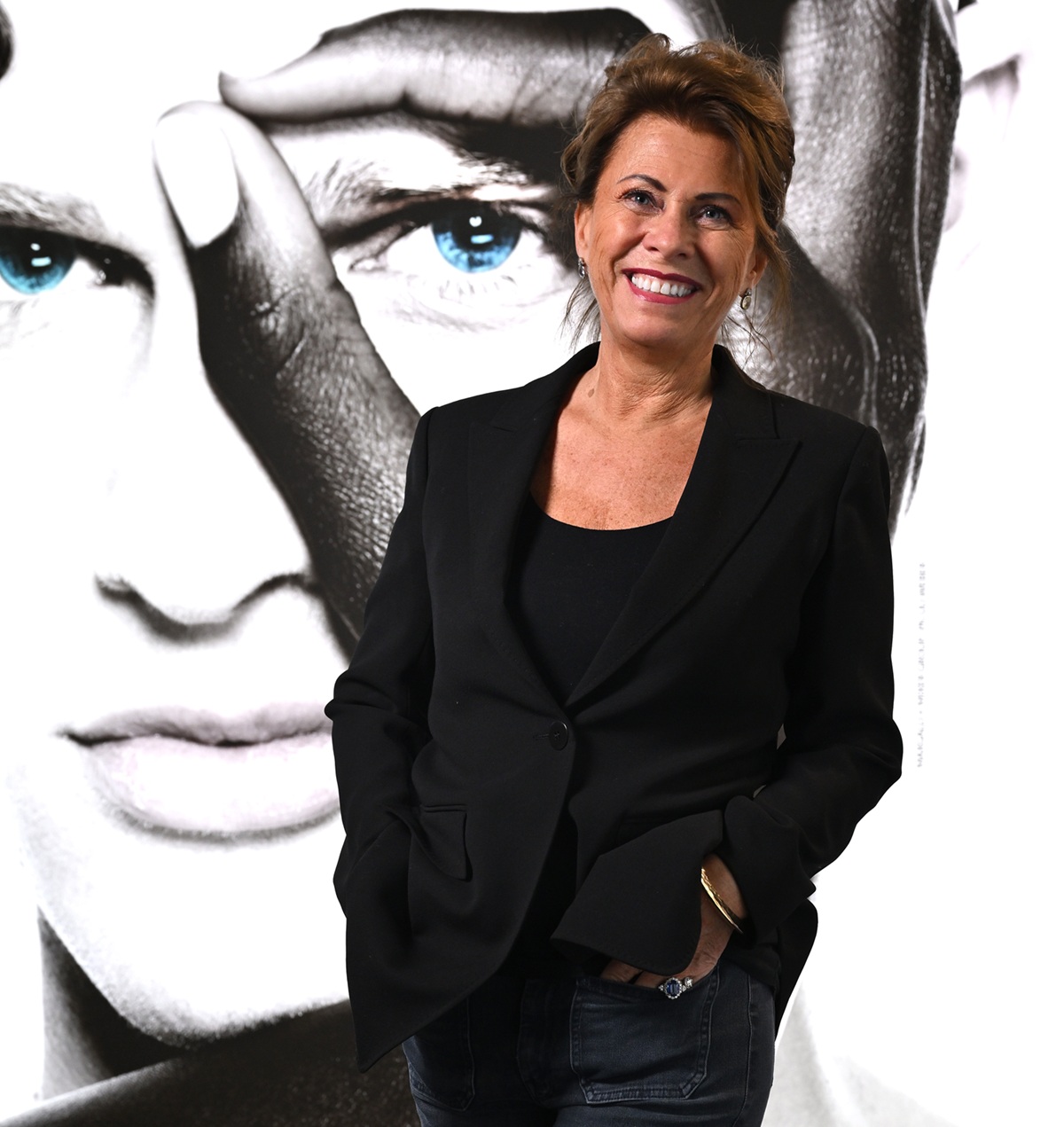 Lorraine Berton, President of MIDO and ANFAO, poses for a portrait session during MIDO 2025 Eyewear Show at Rho Fieramilano on February 10, 2025 in Milan, Italy. (Photo by Tullio M. Puglia/Getty Images for Mido)