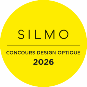 Logo du Concours Design Optique SILMO 2026 sur cercle jaune