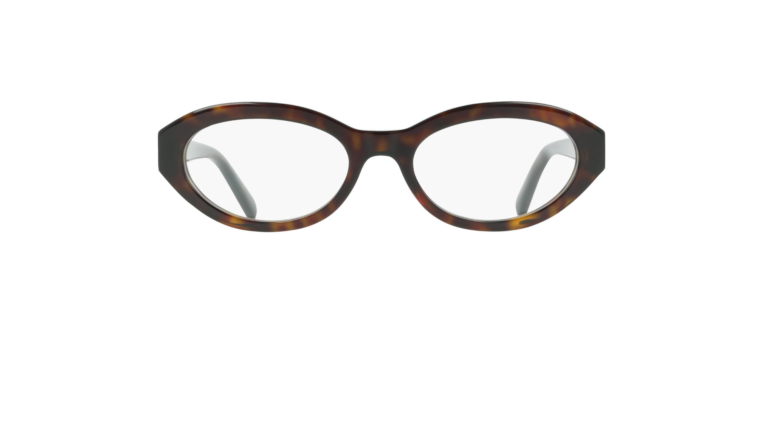 Front view of SF3057 optical frames in Dark Tortoise acetate with a feminine oval profile.
