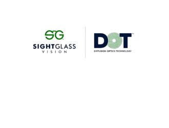 SightGlass Vision and DOT Diffusion Optics Technology logos