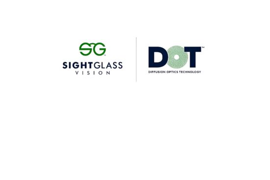 SightGlass Vision and DOT Diffusion Optics Technology logos