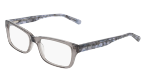 Lunettes rectangulaires gris translucide
