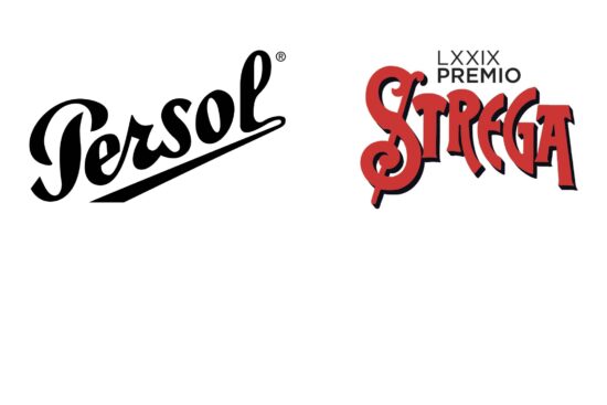 Persol logo alongside the LXXIX Premio Strega logo