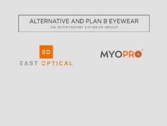 Alternative and Plan B Eyewear, un groupe d'optique indépendant, aux côtés des logos East Optical et MyoPro