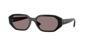 Chunky geometric teen sunglasses in timeless black nylon fiber featuring maximum-impact thick temples and the signature logo.