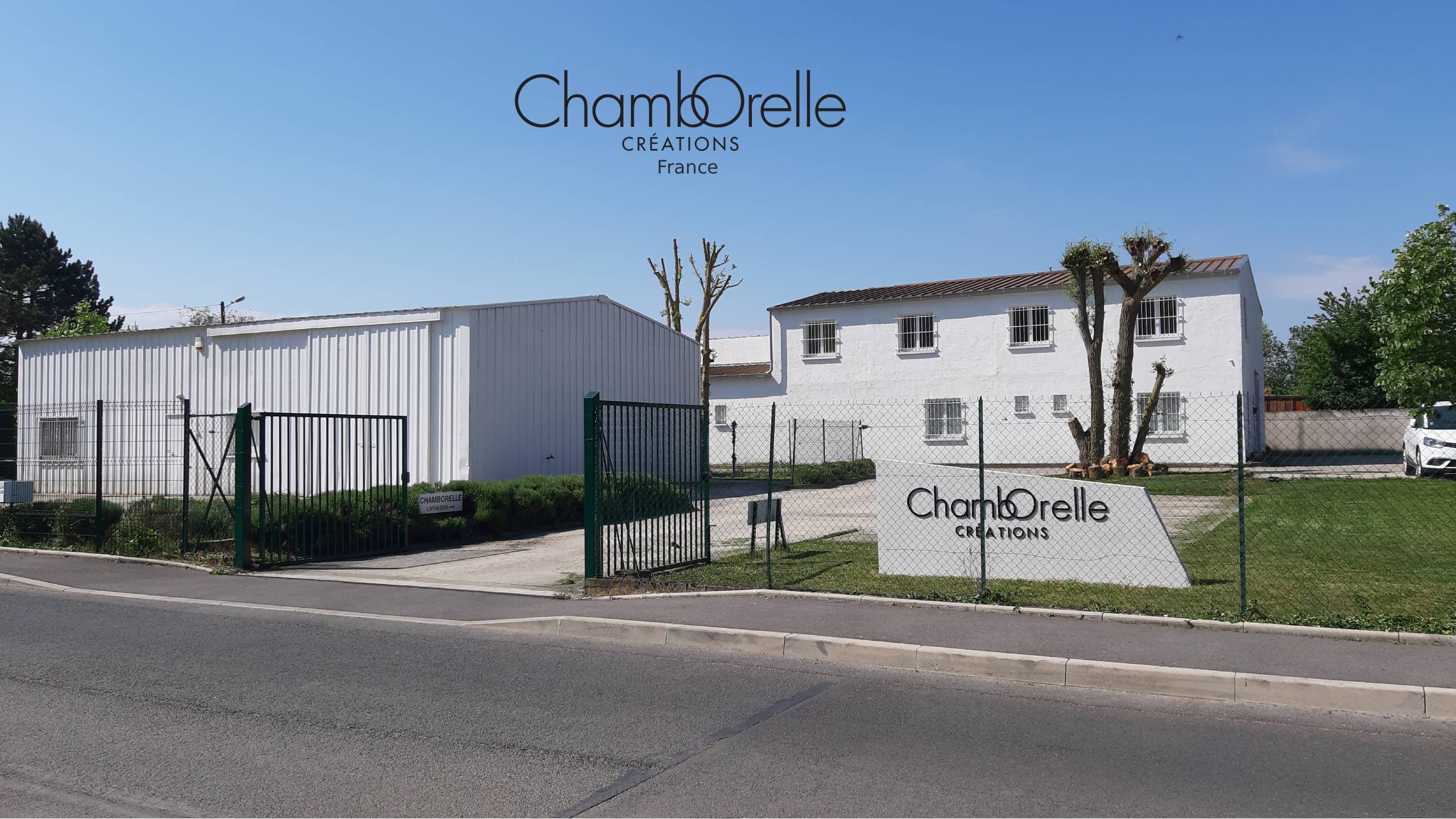Chamborelle Créations France branded exterior view of company headquarters