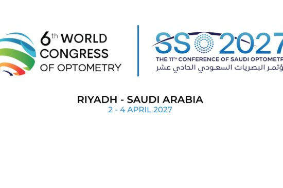 updated congress logo for the 6th World Congress of Optometry (WCO6) | 11th Conference of Saudi Optometry with the corrected “SSO 2027” graphic and new dates included below