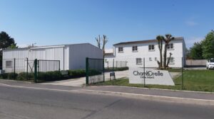 Chamborelle Créations headquarters exterior with signage, Seine-et-Marne, France
