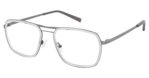 Lunettes de vue style aviateur transparentes Two Blind Brothers modèle Andrew avec double pont