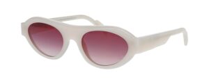 Face à Face Out of Office LA N+1 off-white oval sunglasses with tint lenses