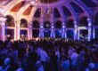 Large crowd gathered inside the illuminated Salone Margherita in Naples for the DaTE 2026 eyewear event.