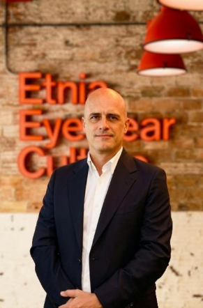 Photo de Massimo Vian, CEO de Etnia Eyewear Culture