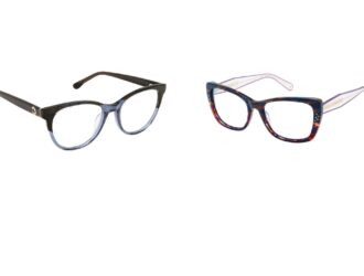 Nouvelles montures Centennial Optical d'octobre 2026 : Champion HAZEL en Smoke Chambray et Nicole Miller SURLOUP en Berry Multi