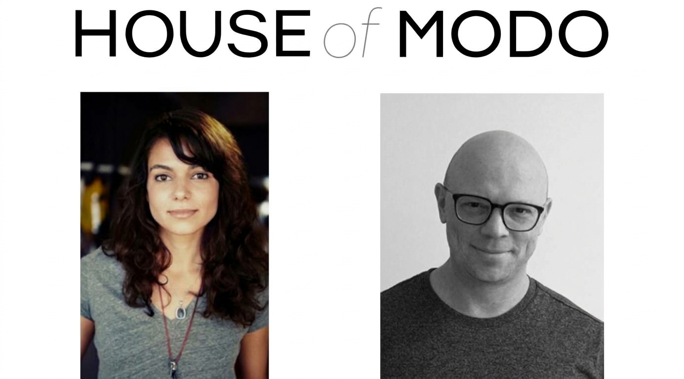 HOUSE of MODO leadership team headshots featuring COO Tara Martins Montoneri and Director of Business Development Brian Dombrowski.